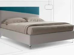 Letto moderno Brenda tessuto Stilfar con un ribasso esclusivo