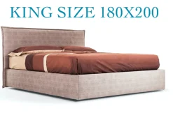 Letto moderno Chantal king size 180 Collezione esclusiva con un ribasso del 48%
