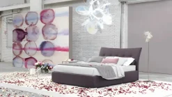 Letto moderno con contenitore Beatrice,allison,camilla,justine Artigianale a prezzo scontato