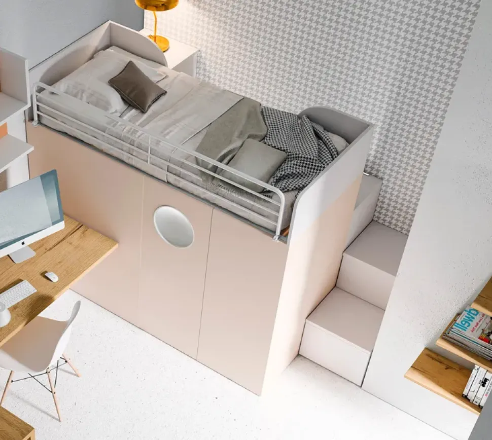 Letto moderno con contenitore Container Collezione esclusiva a prezzo scontato