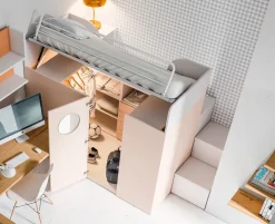 Letto moderno con contenitore Container Collezione esclusiva a prezzo scontato