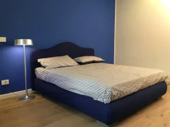 Letto moderno con contenitore Luxury round Oggioni a prezzo scontato