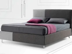 Letto moderno con contenitore Edda Stilfar a prezzo ribassato