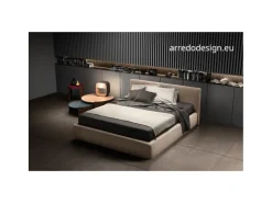 Letto moderno con contenitore Happy Samoa a prezzo scontato
