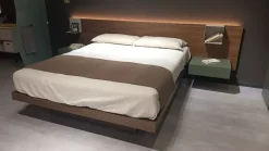 Letto moderno con contenitore Miranda Tagliabue mobili a prezzo ribassato