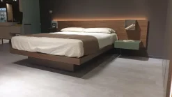 Letto moderno con contenitore Miranda Tagliabue mobili a prezzo ribassato