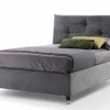 Letto moderno con contenitore Francesca con bottoni Stilfar a prezzo ribassato