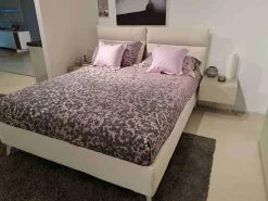 Letto moderno con contenitore Letto plio con contenitore alto Oggioni a prezzo scontato