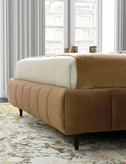 Letto moderno con contenitore Orange Artigianale a prezzo scontato