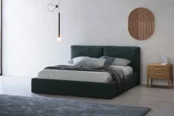 Letto moderno con gambe Brick Novamobili a prezzo scontato
