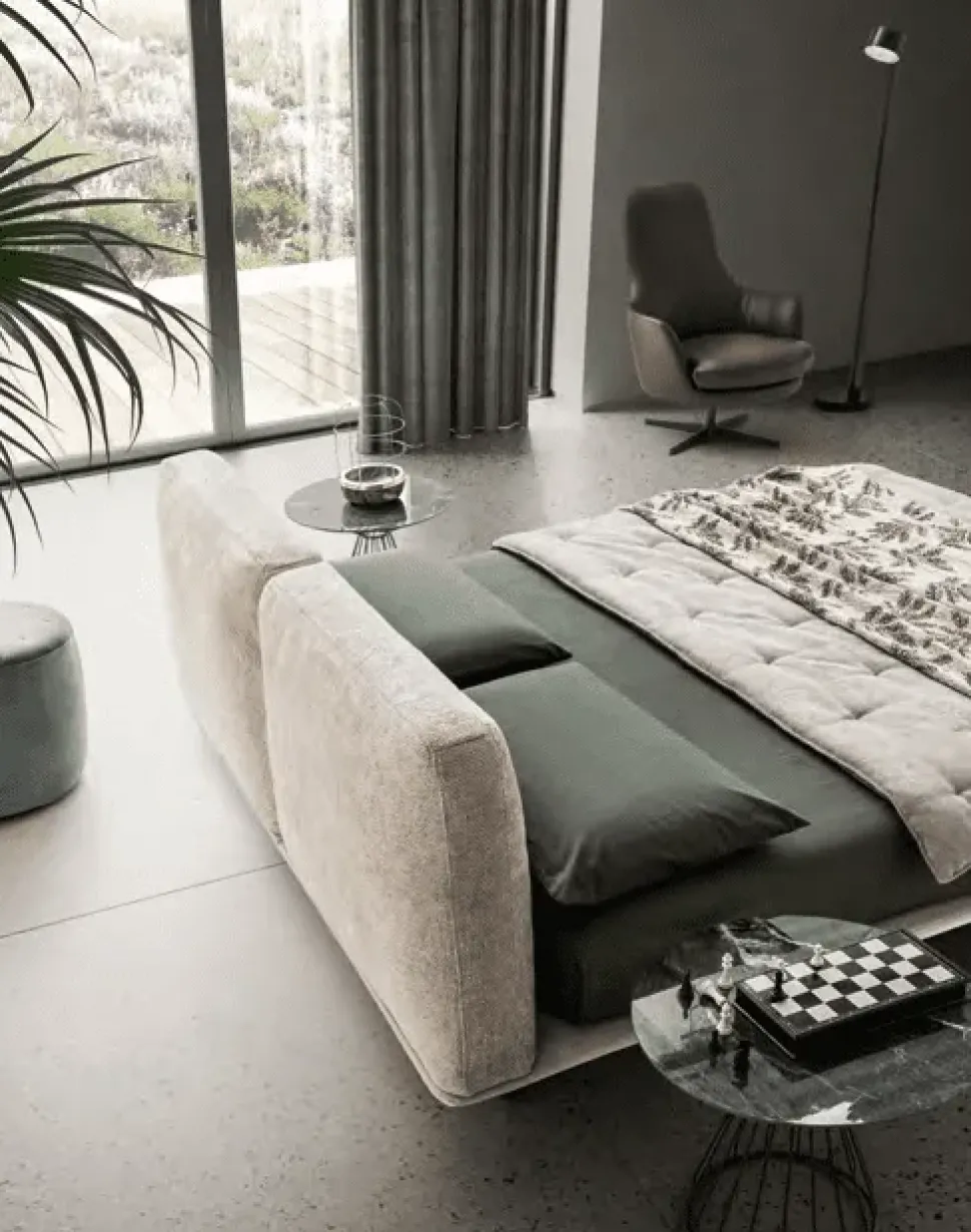 Letto moderno con gambe Fenice Le comfort a prezzo ribassato