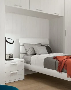 Letto moderno con gambe Teorema Santalucia a prezzo scontato