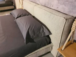 Letto moderno con giroletto Flann air 2.0 Ditre italia a prezzo scontato