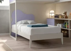 Letto moderno con pediera Nuvola Zg mobili a prezzo ribassato