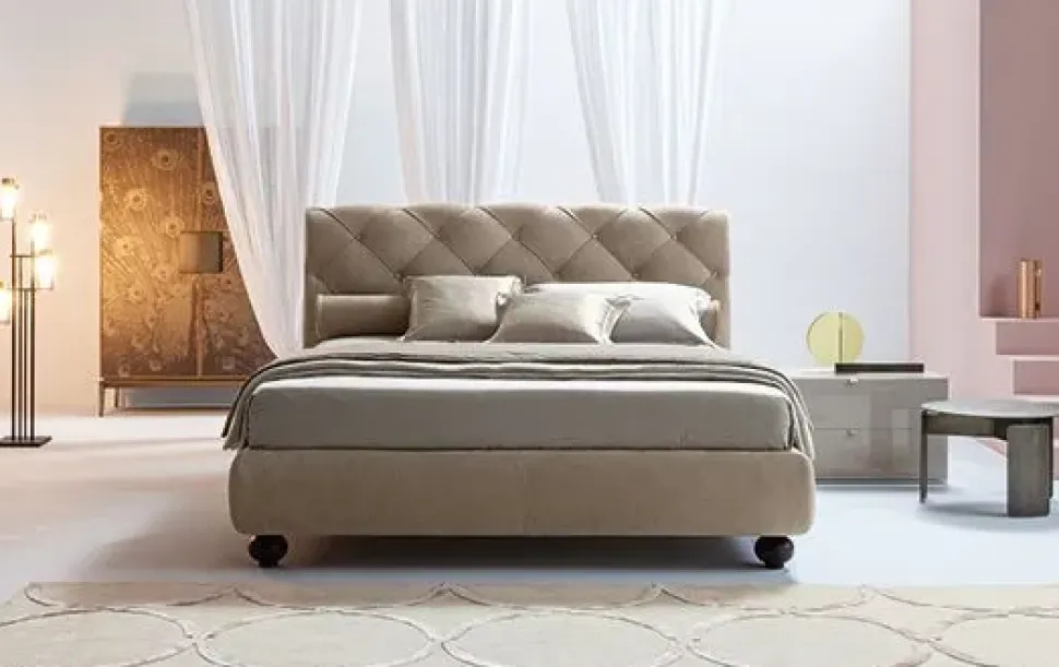 Letto moderno con piedini Dorian Twils a prezzo scontato