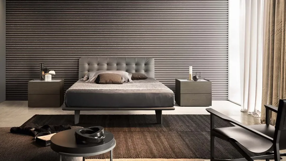 Letto moderno Filo capitonnè Pianca scontato 35%