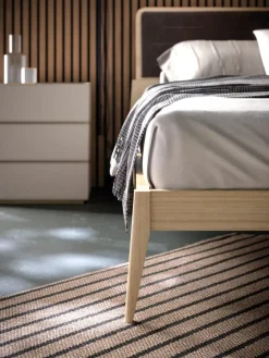 Letto moderno Letto matrimoniale modello larissa Orme scontato 40%