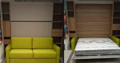 Letto moderno Letto matrimoniale  a scomparsa matrimoniale nori Artigianale con un ribasso esclusivo