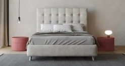 Letto moderno Letto mod.brooklyn di giessegi con contenitore scontato del 30% Giessegi con un ribasso del 50%