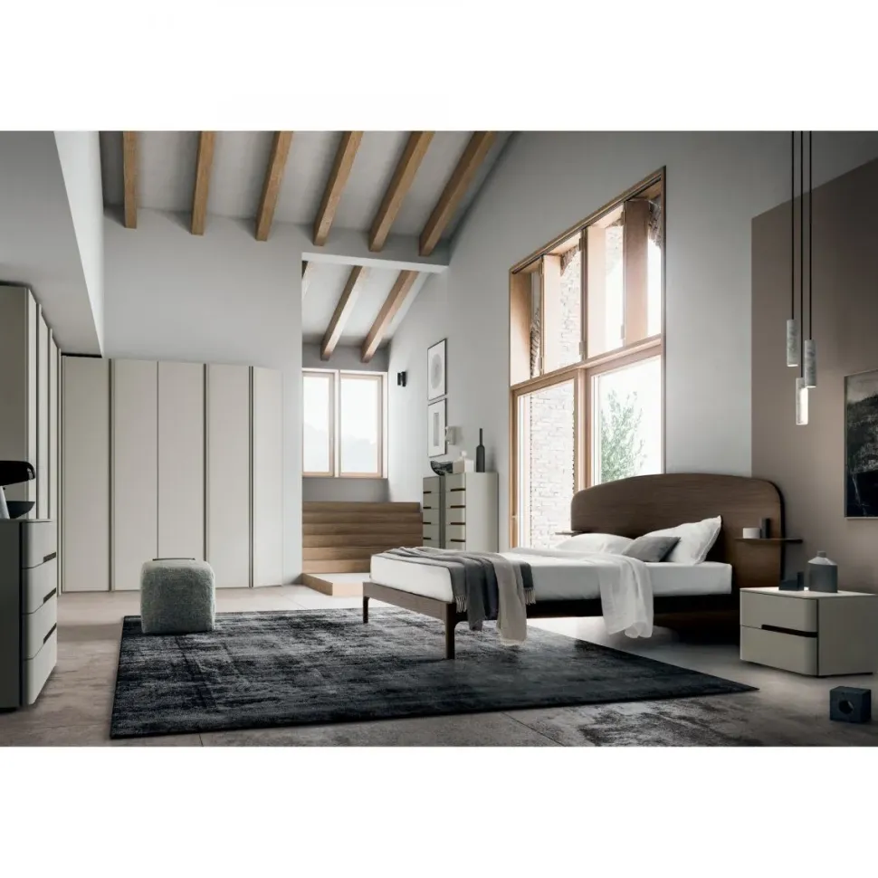 Letto moderno Nashi Santalucia con uno sconto del 30%
