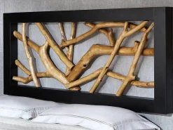 Letto moderno Virunga contenitore Outlet etnico con uno sconto del 11%