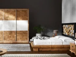 Letto moderno Virunga contenitore Outlet etnico con uno sconto del 11%