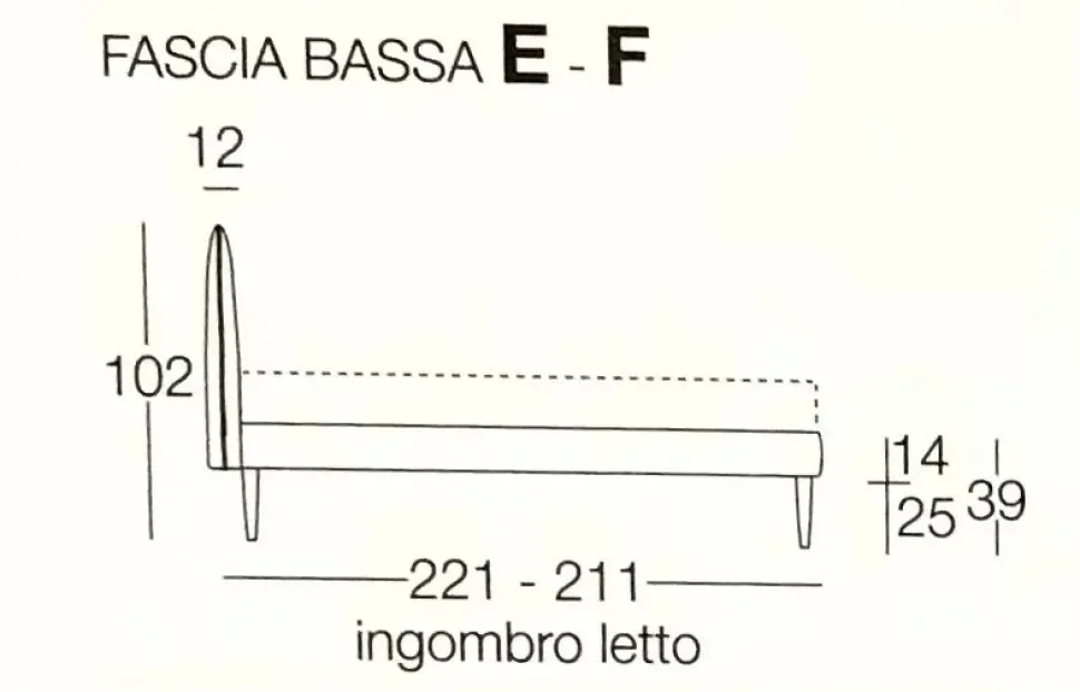 LETTO Patricia Ergogreen SCONTATO