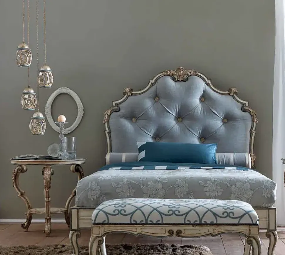 Letto piazza e mezzo con giroletto Grifoni silvano mod. 2467 Silvano grifoni a prezzo scontato