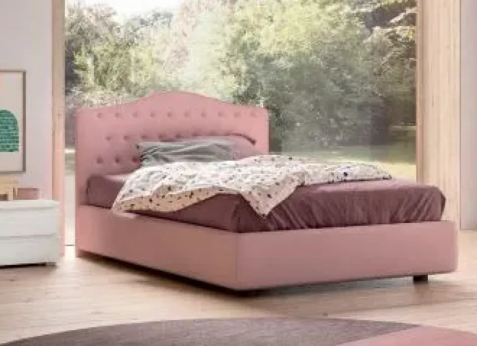 Letto piazza e mezzo con contenitore Prestige Zg mobili a prezzo scontato