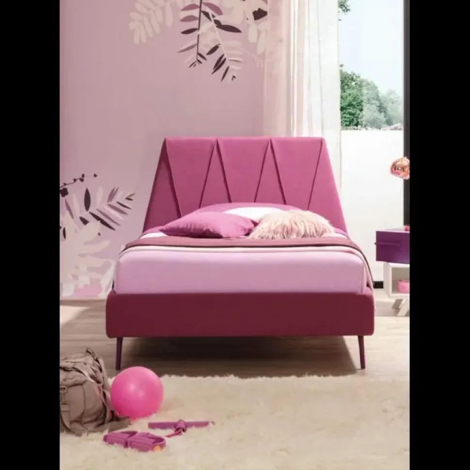 Letto piazza e mezzo con giroletto Peak plus poly Moretti compact a prezzo scontato