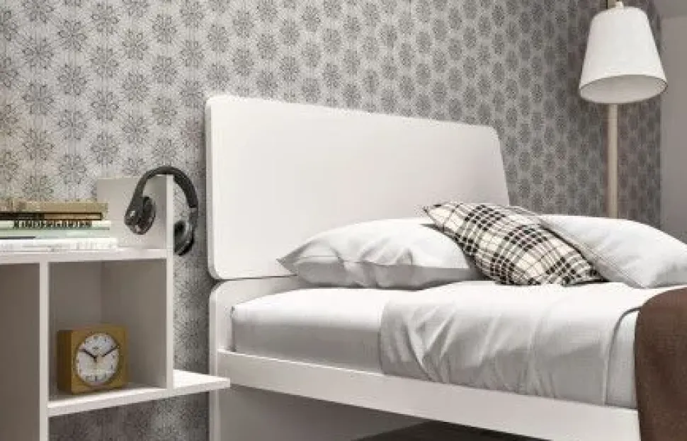 Letto piazza e mezzo con pediera Trapezio Zg mobili a prezzo ribassato