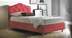 Letto piazza e mezzo con giroletto Barbara a prezzo riservato