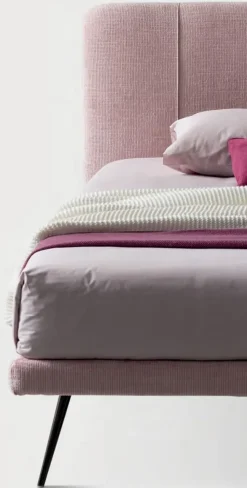 Letto piazza e mezzo con gambe Letto piazza e mezzo luxury pink  Md work a prezzo scontato