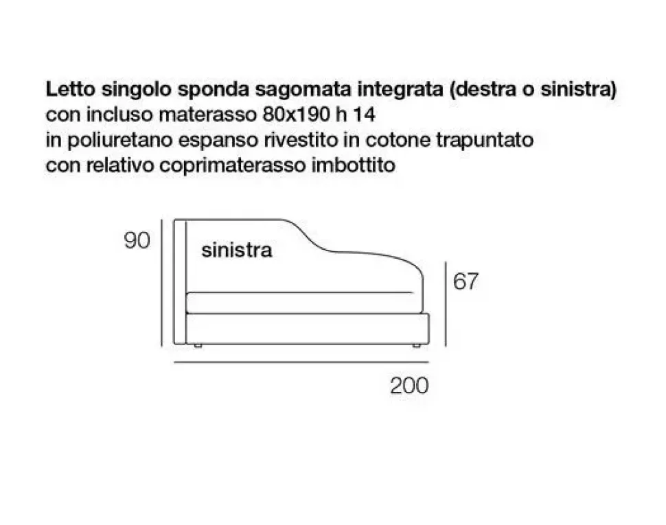 LETTO Pisolo Salvetti in OFFERTA OUTLET