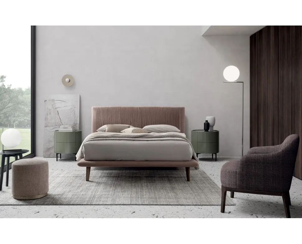 Letto Plissé design: Dall'Agnese a prezzo ribassato!