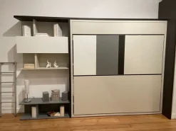 Letto singolo a scomparsa in legno KALI DUO 2200 di Clei