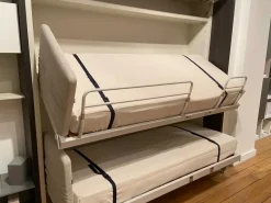 Letto singolo a scomparsa in legno KALI DUO 2200 di Clei