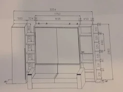 Letto singolo a scomparsa Convertibile orizzontale Duebitalia a prezzo ribassato