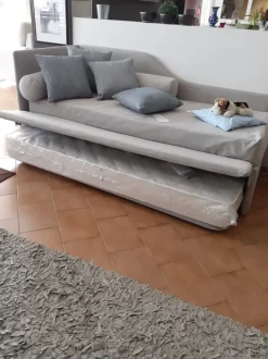 Letto singolo con giroletto Line Bolzan a prezzo ribassato