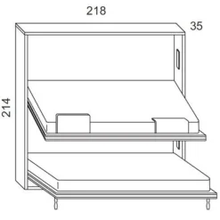 Letto singolo Letto a castello larice  verde acido Artigianale con un ribasso IMPERDIBILE