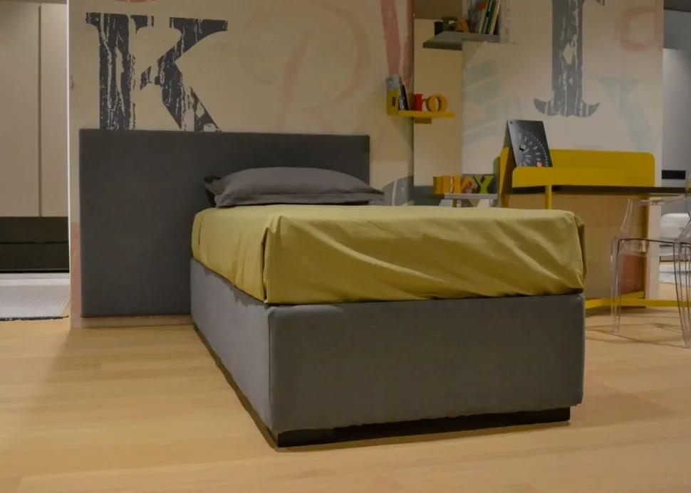 Letto singolo moderno Haiti Milano bedding a prezzo ribassato