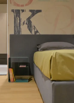 Letto singolo moderno Haiti Milano bedding a prezzo ribassato