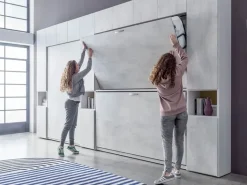 Letto singolo moderno Nikai up Clever a prezzo ribassato