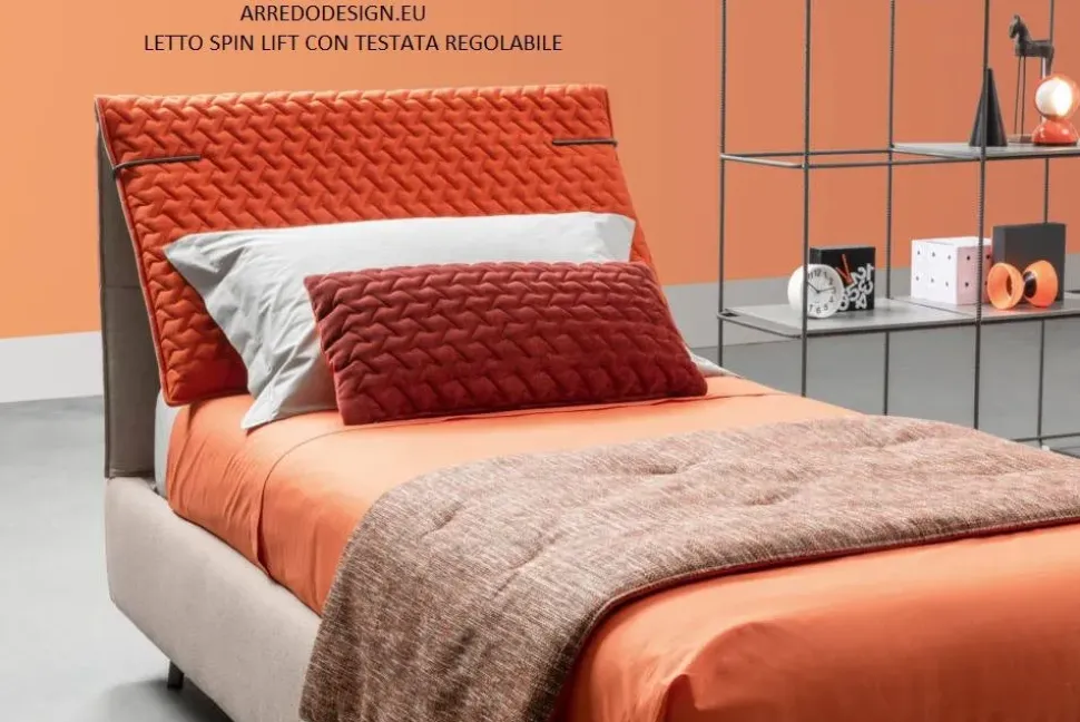 Letto singolo moderno Spin * Samoa a prezzo ribassato