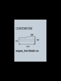 Letto Topazio Nefi SCONTATO 50%