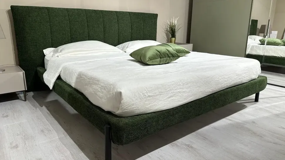 LETTO Tuftè light La casa moderna in OFFERTA OUTLET - 50%