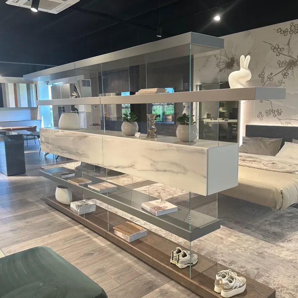 Libreria Air Lago in stile moderna in offerta