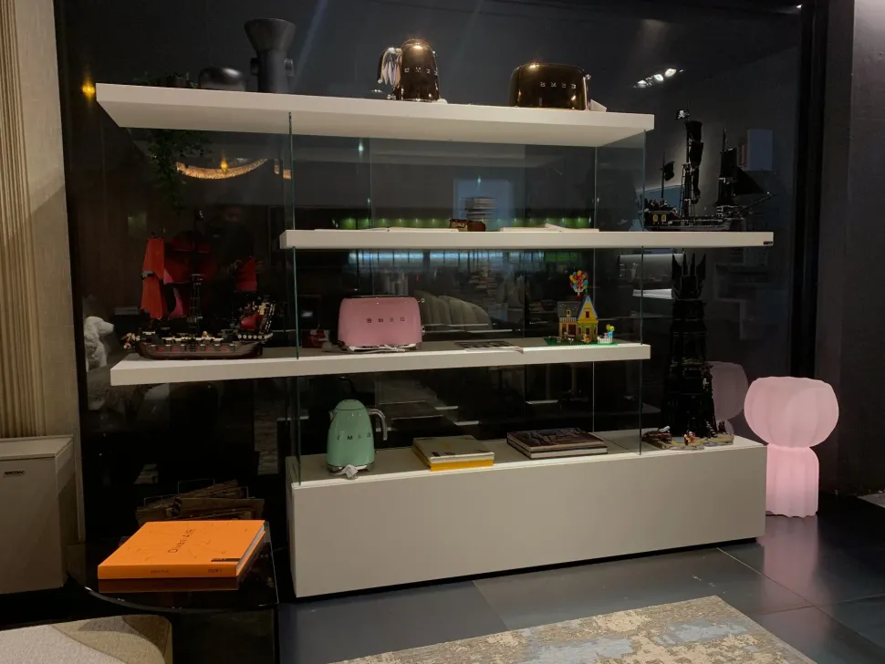 Libreria Air stile design di Lago scontata del 36%