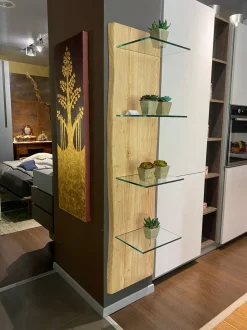 Libreria Artigianale in legno scontata -26%: scopri Libreria frassino