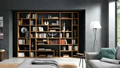 Libreria Artigianale in legno scontata -26%: scopri Libreria mix in legno massello